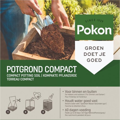 Kokos Potgr Compact 10L - afbeelding 1