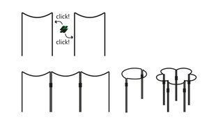 Koppelstukje plantensteun, groen 4 stuks Ø 6 mm - afbeelding 3