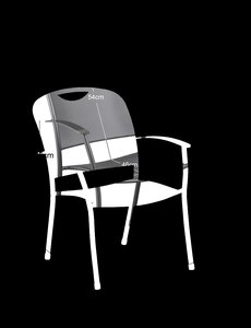 KOS stapelfauteuil antraciet - afbeelding 3