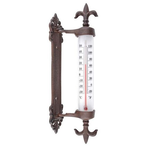 Kozijnthermometer gietijzer