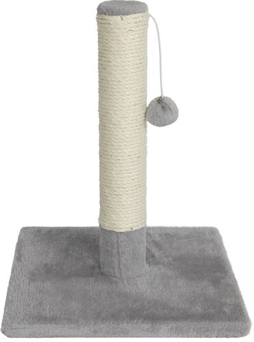 Krabpaal Caty Novo Met bal en belletje - 45cm Grijs