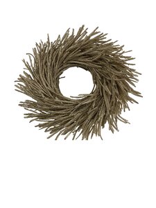 Krans D 40 cm champagne glitter