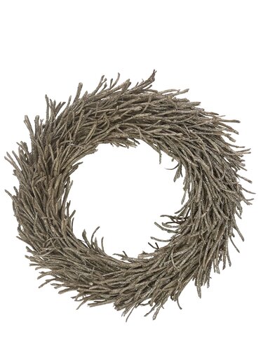 Krans D 60 cm champagne glitter