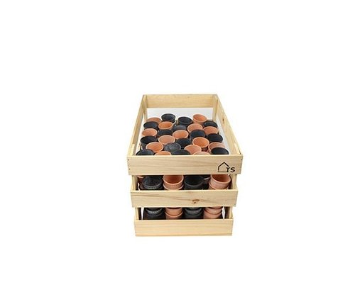 Krat pot Lace kleur D56x35 H27 2 assorti