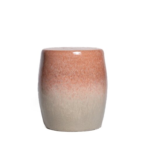 Kruk Glazuur - D32xH37.5cm Perzik/Crème
