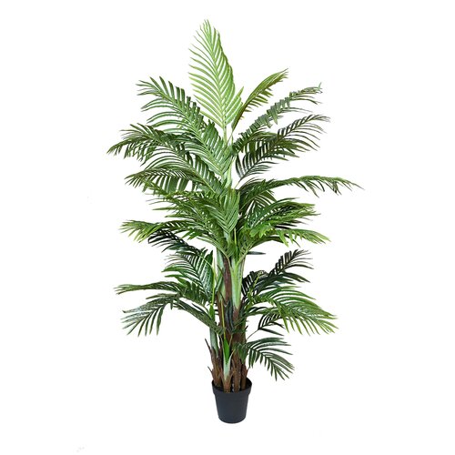 Kunstplant Areca kamerpalm in pot - H 180 cm