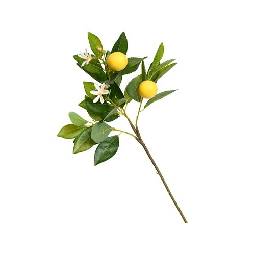 Kunsttak citroen/limoen - L 58 cm
