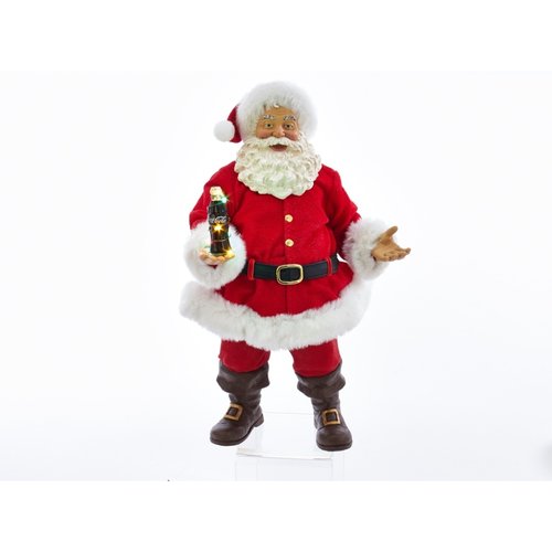 Kurt S. Adler Kerstman met flesje Coca-Cola
