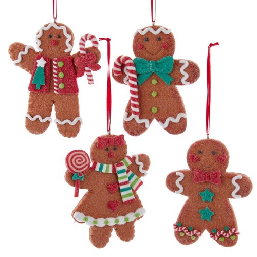 Kurt S. Adler Ornament Claydough man/vrouw