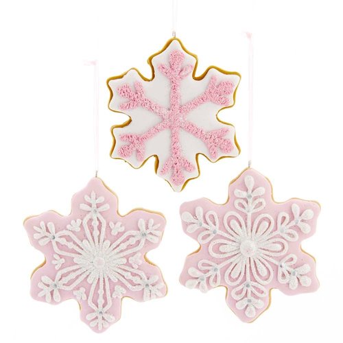 Kurt S. Adler Ornament Claydough sneeuwvlok glitter