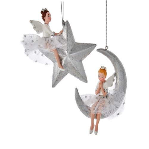 Kurt S. Adler Ornament Elfjes maan/ster
