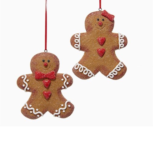 Kurt S. Adler Ornament Gingebread met glitter