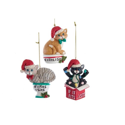 Kurt S. Adler Ornament Katten in doos