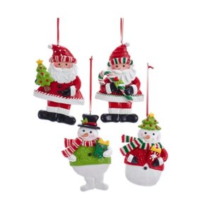 Kurt S. Adler Ornament Kerstman/sneeuwpop