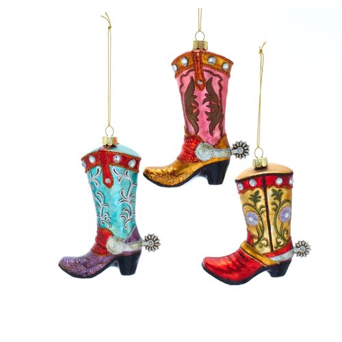 Kurt S. Adler Ornament Noble gems cowboy laars