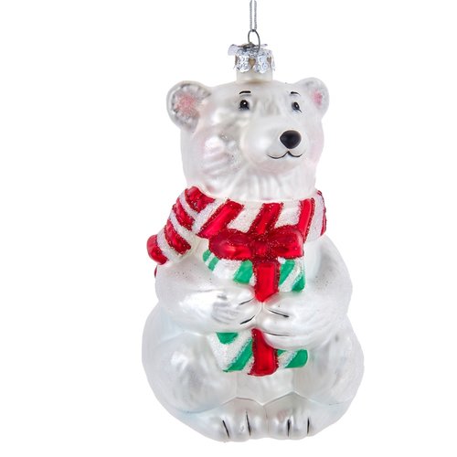 Kurt S. Adler Ornament Noble gems ijsbeer