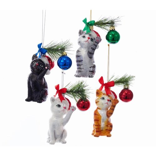 Kurt S. Adler Ornament Noble gems katten