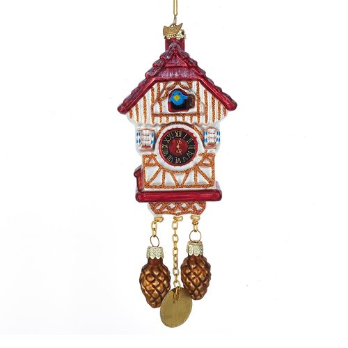 Kurt S. Adler Ornament Noble gems koekoeks klok