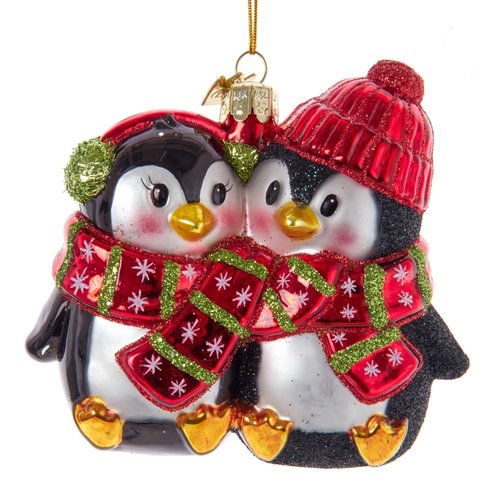 Kurt S. Adler Ornament Noble gems pinguin