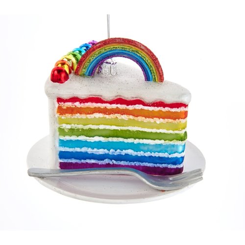 Kurt S. Adler Ornament Noble gems regenboog cake