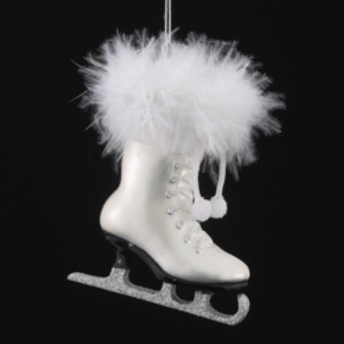 Kurt S. Adler Ornament Noble gems witte schaats