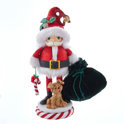Kurt S. Adler Ornament Notenkraker kerstman met puppy