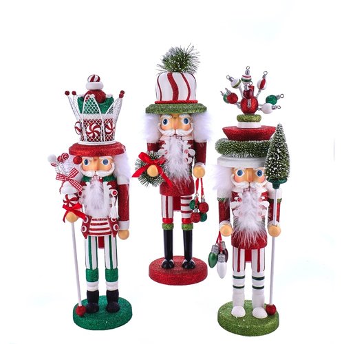 Kurt S. Adler Ornament Notenkraker rood/groen/wit