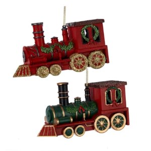 Kurt S. Adler Ornament Plastic treintjes