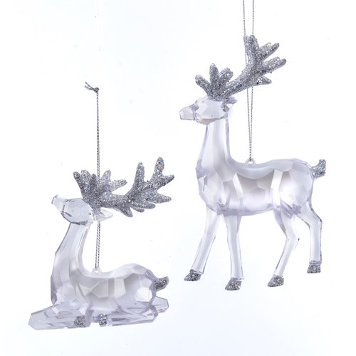 Kurt S. Adler Ornament Rendier doorzichtig