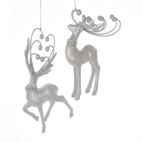 Kurt S. Adler Ornament Rendier zilver