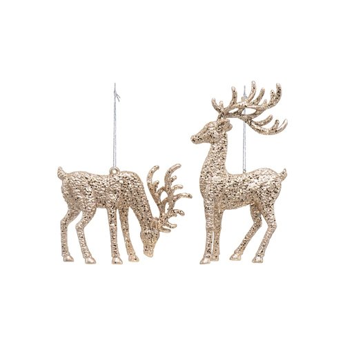 Kurt S. Adler Ornament Rendieren goud