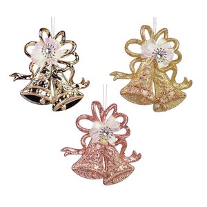 Kurt S. Adler Ornament Rose gouden bel