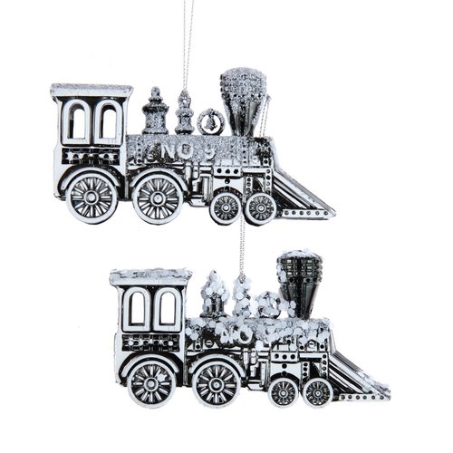 Kurt S. Adler Ornament Treintjes zwart