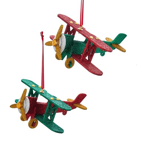 Kurt S. Adler Ornament Vliegtuig