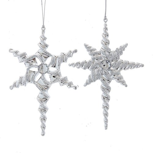 Kurt S. Adler Ornament Zilveren sterren