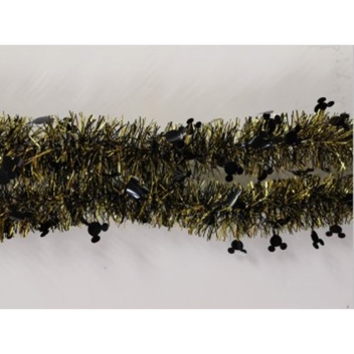 Kurt S. Adler Slinger Disney Mickey Mouse goud/zwart