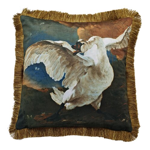 Kussen 45 x 45 cm Bedreigde Zwaan