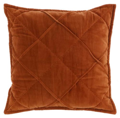Kussen Doutzen Leather brown - 45 x 45 cm