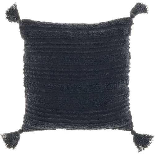 Kussen Fonne 45 x 45 cm black