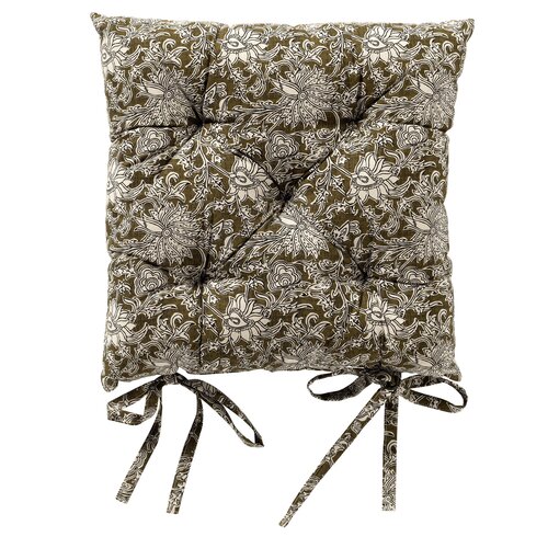 Kussen Joelle - 40x40cm Mosgroen - afbeelding 1
