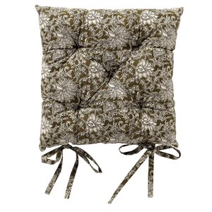 Kussen Joelle - 40x40cm Mosgroen - afbeelding 1