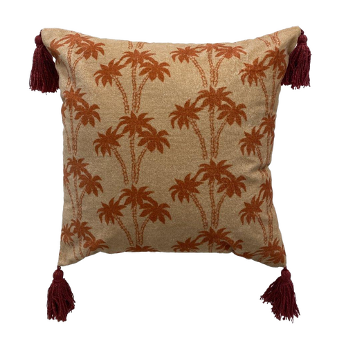 Kussen Lara 45 x 45 cm terra/creme