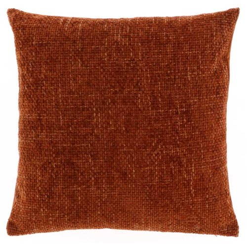 Kussen Nelly Leather brown - 45 x 45 cm