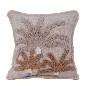 Kussen Palmboom - 45x45cm Naturel