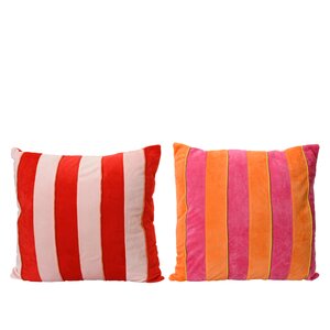 Kussen polyester 2col - D 45 x H 45 cm