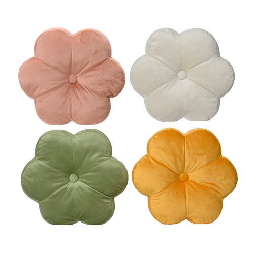Kussen polyester 4col - D 38 x H 38 cm