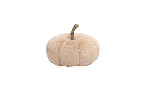 Kussen pompoen D 30 x H 22 cm caramel