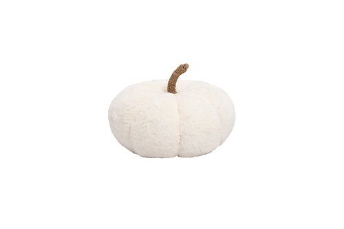 Kussen pompoen D 30 x H 22 cm offwhite