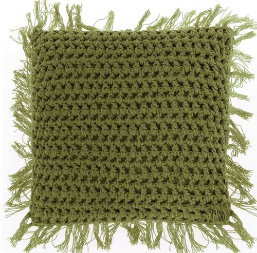 Kussen Tufo Olive green - 45 x 45 cm