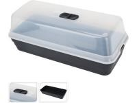 Kweekbak + deksel 53 x 23 x 20 cm antraciet